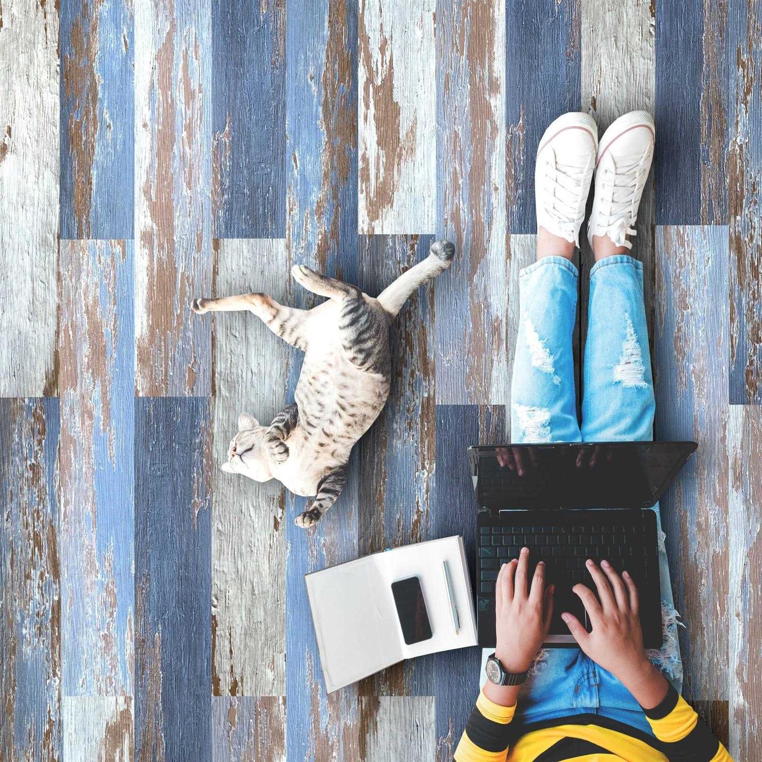 Deco Products HydroStop Old 48 Luxury Vinyl Plank Flooring - Inhomebuy