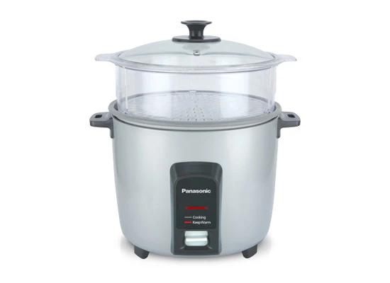 Panasonic Rice Cooker |SRY22FGJL| 12-Cup, Traditional, Silver - Inhomebuy