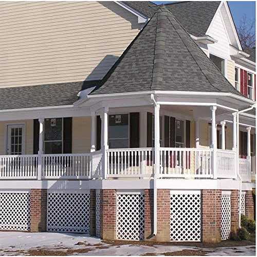 White Colonial Style Vinyl Railing Spindle - Inhomebuy