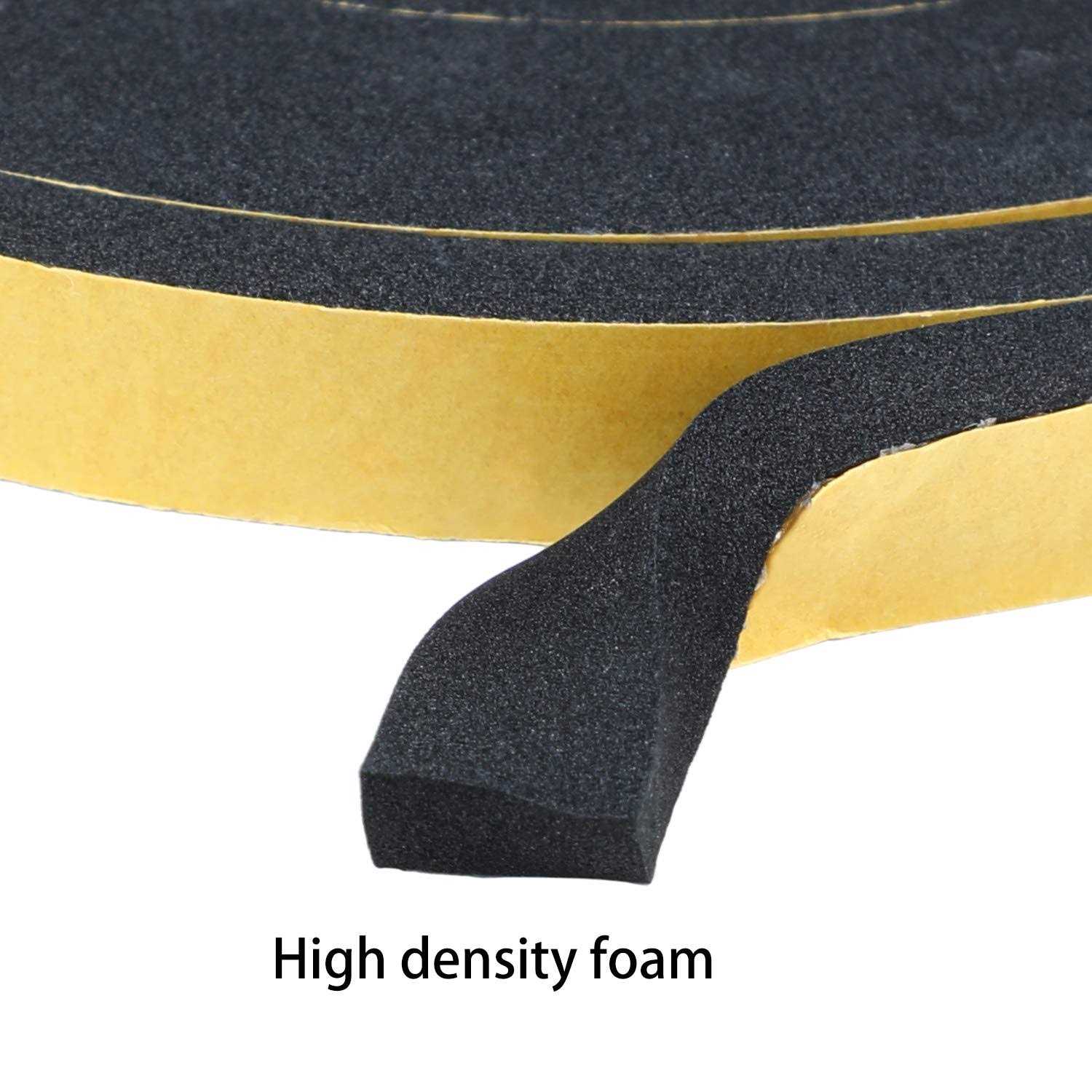 Yotache High Density Adhesive Foam Tape 2 Rolls 1 W X 3/4 - Inhomebuy