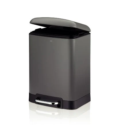 Pedal Dust Bin Davino Grey - Inhomebuy