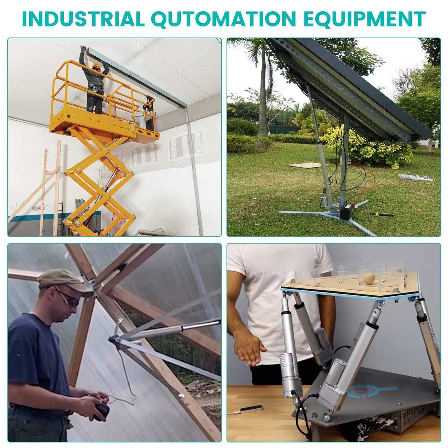 Eco-worthy Stroke Linear Actuator 330lbs Maximum Lift with Mounting Brackets - Inhomebuy