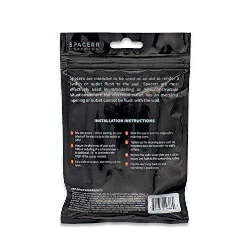 Outlet Extender by Outlet Extender Buddy – Electrical Box Extender Kit – Easily Fix Recessed Electrical Outlets - Inhomebuy