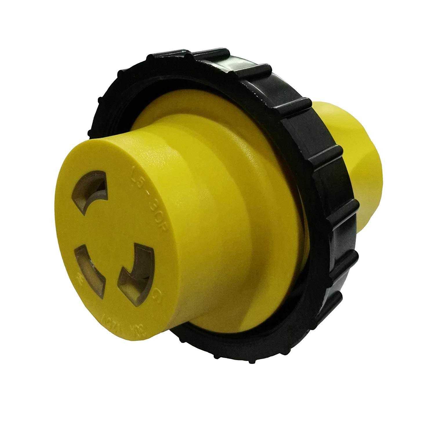 Parkworld 68345 Generator NEMA L14-30R to L14-30R 4 Prong 30 AMP Female to Female Adapter Cord 18 inch - Inhomebuy