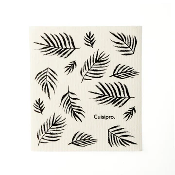 Cuisipro Eco-Cloth SM Black Palms | 747946 - Inhomebuy