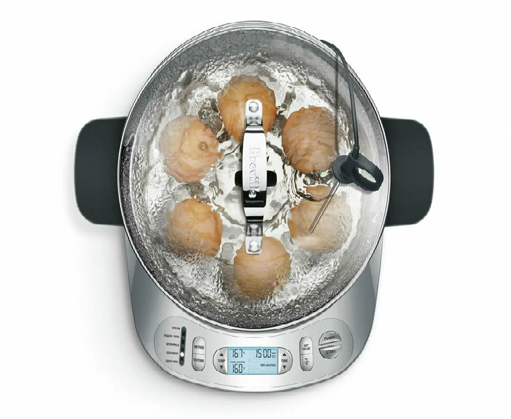 Breville Egg Cooker |BEG800SIL| the One Precision Poacher - Inhomebuy