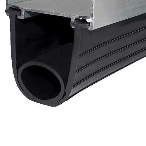 DGSL Garage Door Seals Bottom Rubber Weather Stripping Kit Seal Strip Replacement,Universal Weatherproof Threshold Buffering Sealing Rubber 5/16 - Inhomebuy