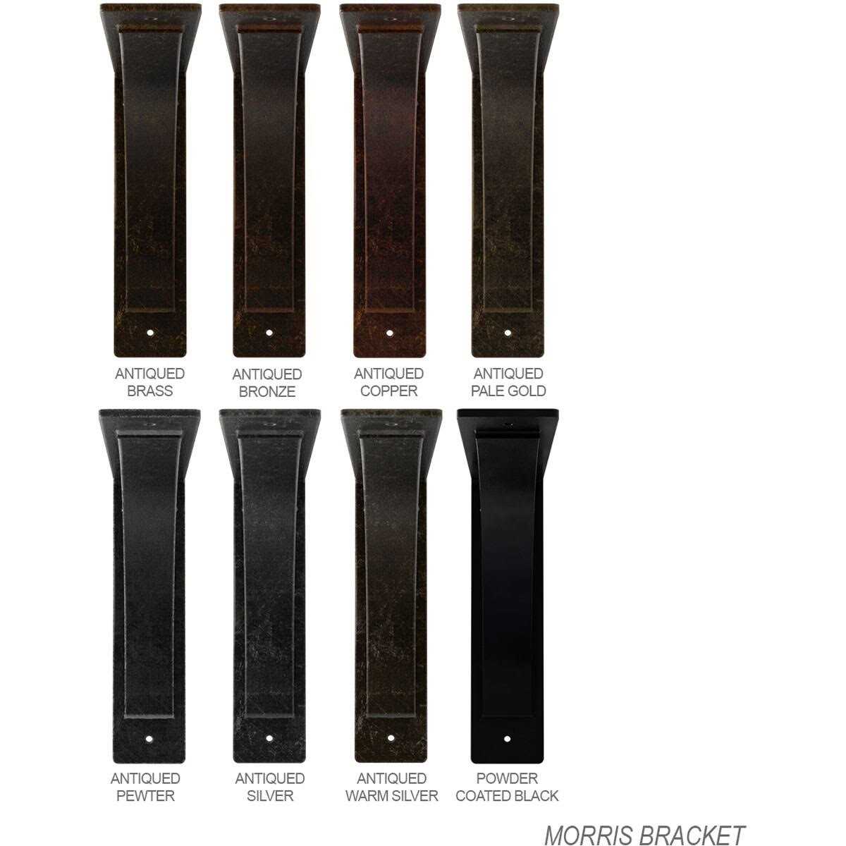 Ekena Millwork 3 inchw x inchd x inchh Morris Steel BRACKET - Inhomebuy