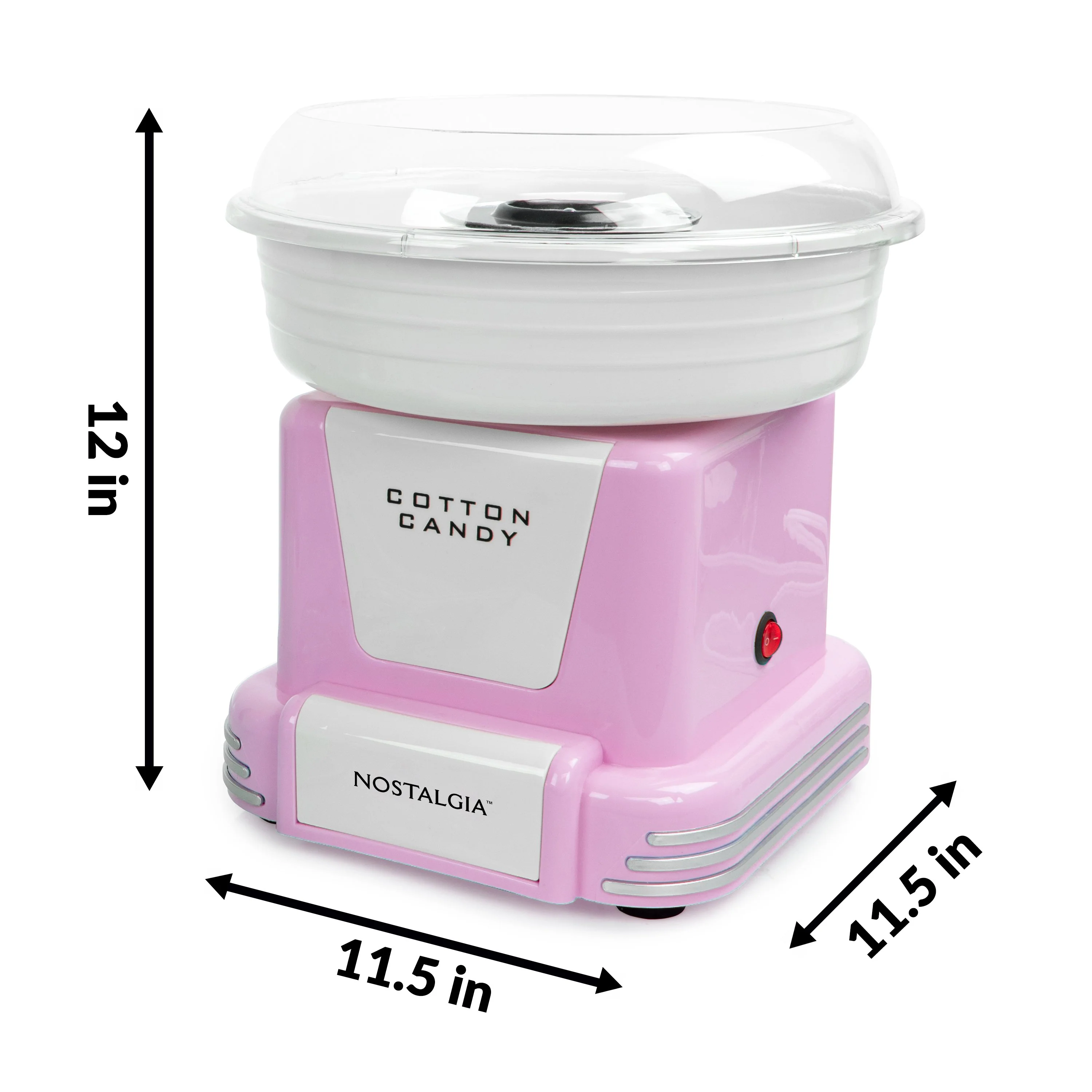 Hard & Sugar-Free Candy Cotton Candy Maker, Pink - Inhomebuy