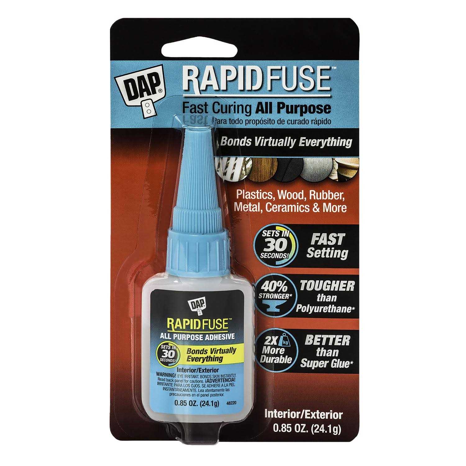 DAP RapidFuse All Purpose Adhesive - Inhomebuy