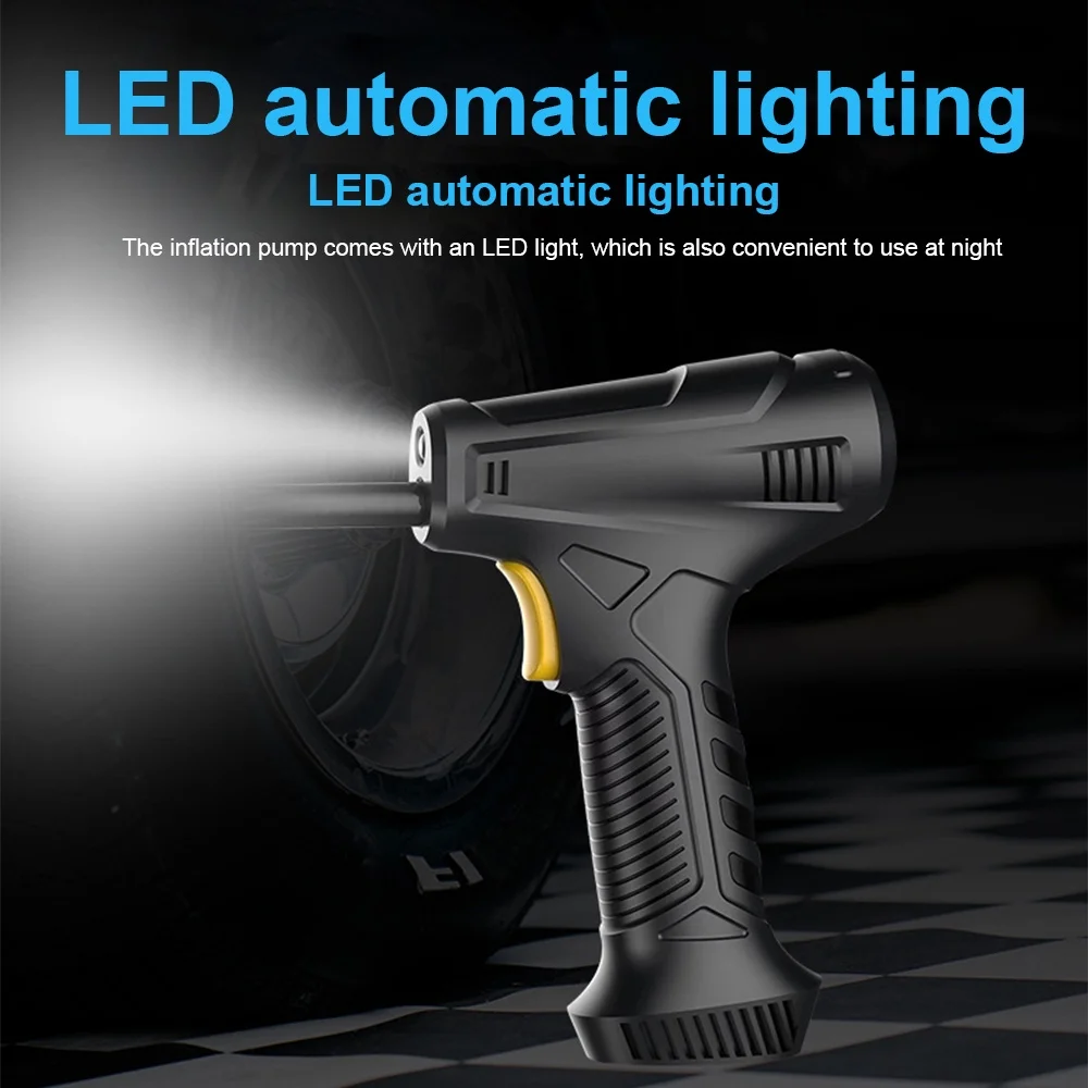 Swtroom Tire Inflator Portable Air Compressor, 150 PSI Car Tire Pump with Digital LED Light DC 12V Electric Car Air Pump for Car Tires and Other Inflatables - Inhomebuy