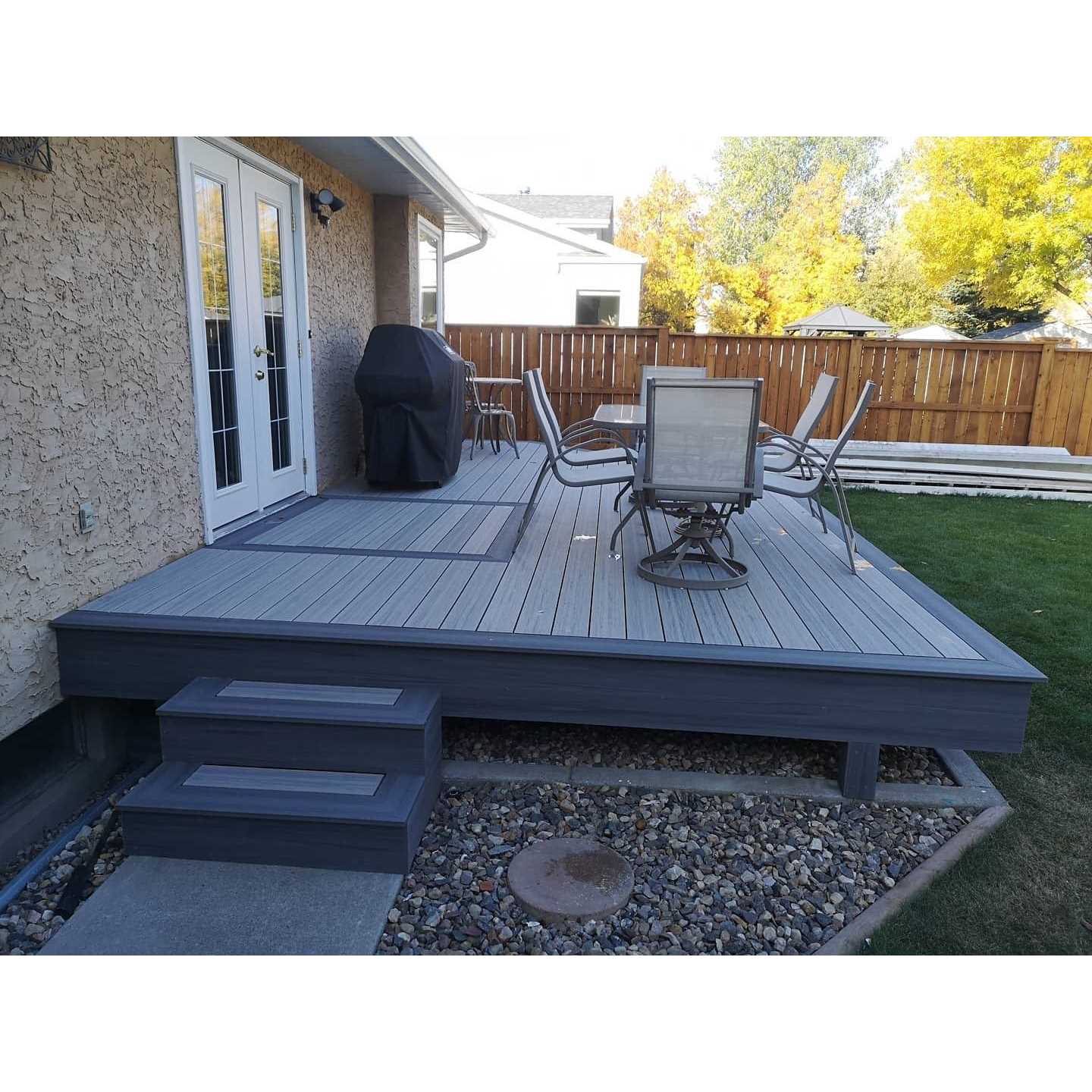 Deckorators Voyage 1-in x 6-in x Grooved Composite Deck Board - Inhomebuy