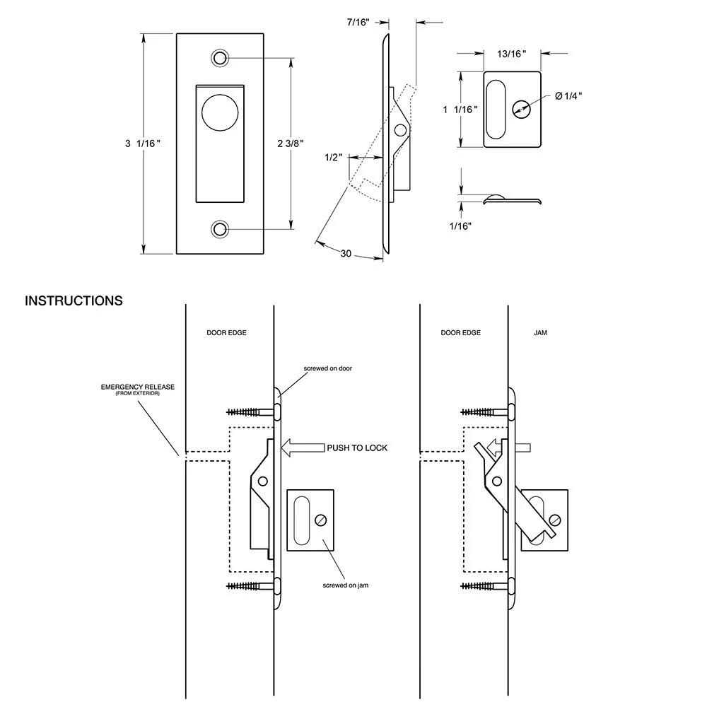 Deltana Overhead Door Holder DCSM10U - Inhomebuy