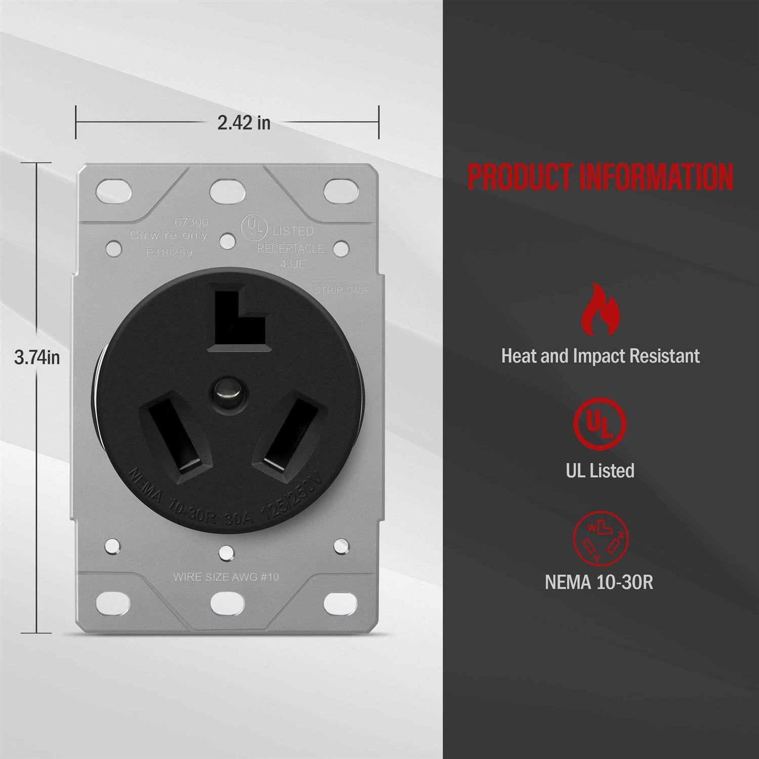 Enerlites 3-Way Decorator Paddle Light Switch 93150-W - Inhomebuy