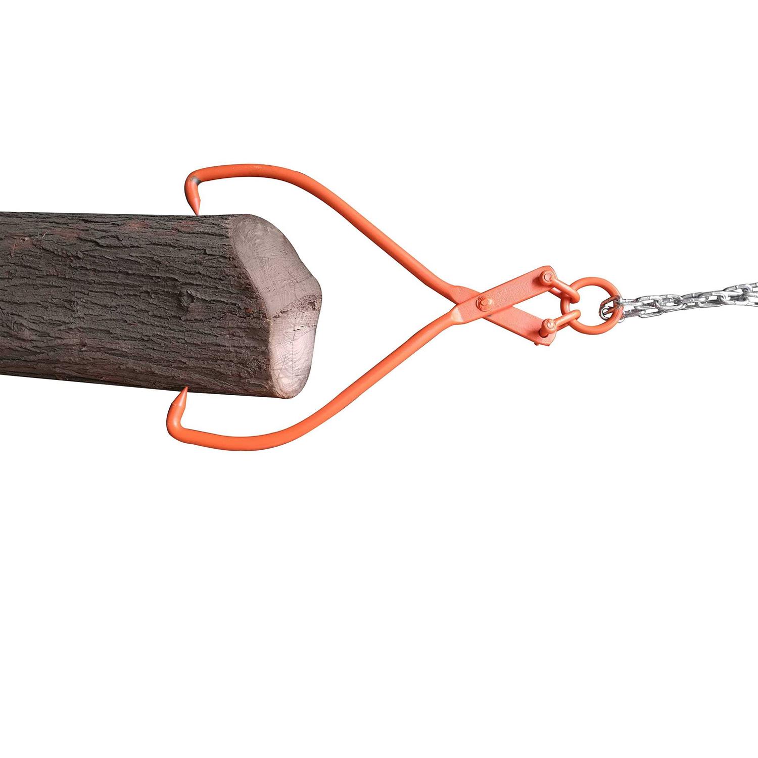 Oaolowf Skidding Tongs Log Lifting/swivel Dragging Steel Tongs Log Lifting - Inhomebuy