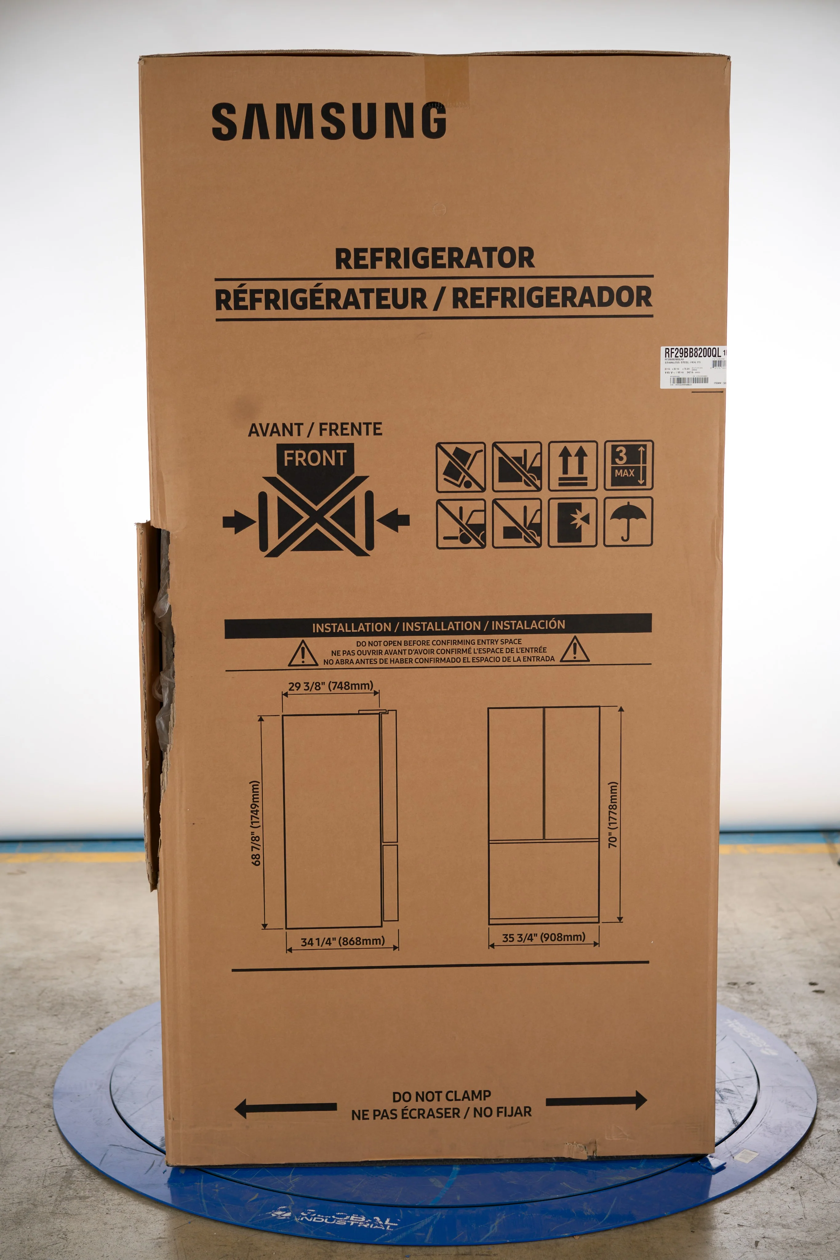 Samsung Bespoke 4-Door French Door Refrigerator (29 cu. ft.) - RF29BB8200QLAA - Inhomebuy