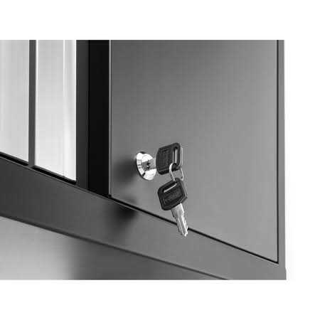 NewAge Products Pro Series 84 Diamond Plate Slatwall Backsplash - Inhomebuy