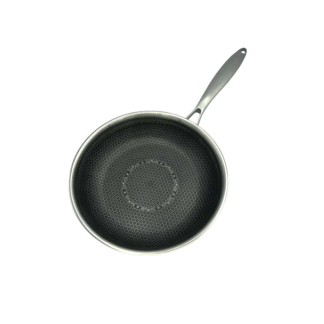 Healthy Bear SUS Hybrid Fry Pan: 20cm | BC-HW20FP - Inhomebuy