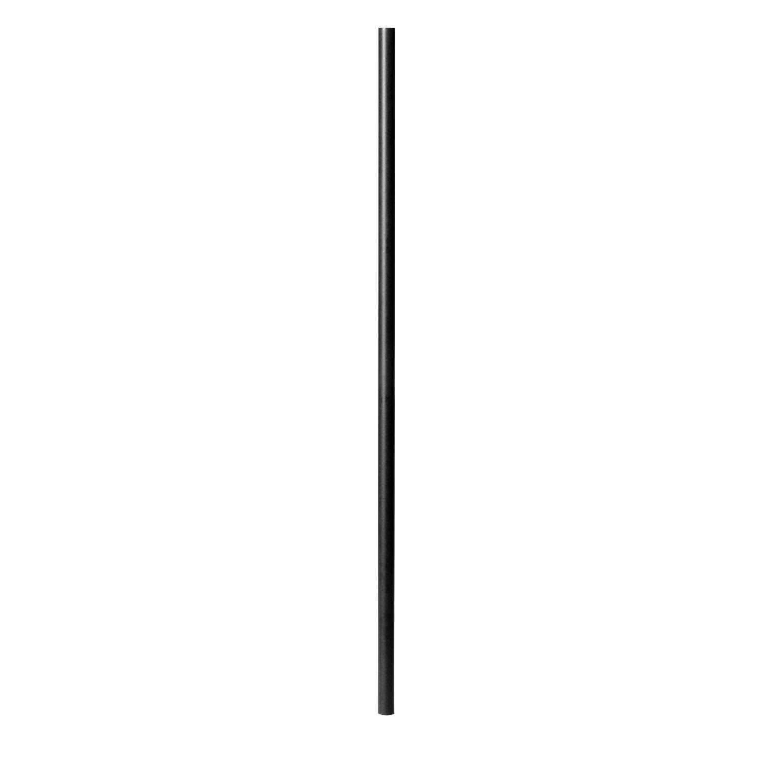 Deckorators 3/4-in x 26-in Black Aluminum Round Deck Baluster 81652 - Inhomebuy