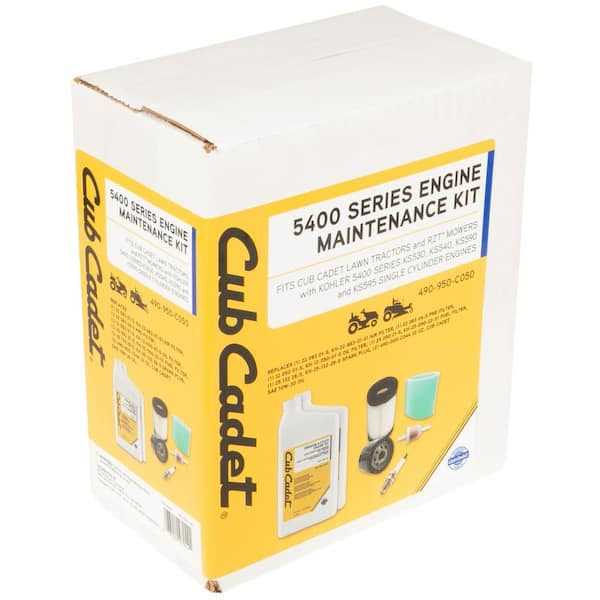 Cub Cadet 490-950-C042 Oil Change Kit for Cub Cadet Riding Mower with Kohler Engines - Inhomebuy