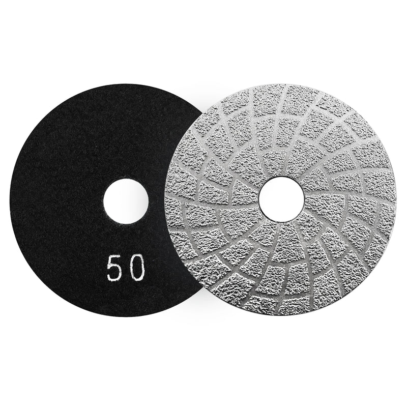 Vacuum Brazed Lippage Pads - 4 Inch - Inhomebuy