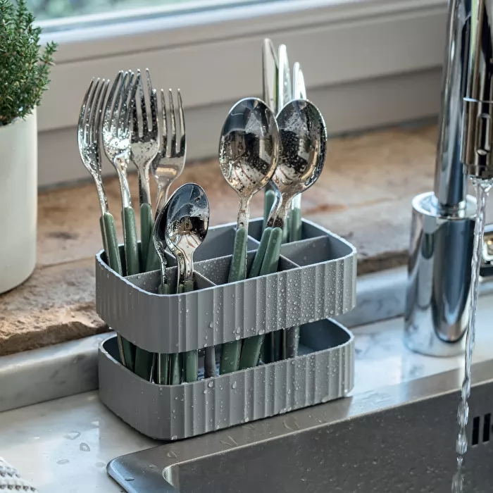 'Drain & Safe' Cutlery Drainer - Inhomebuy
