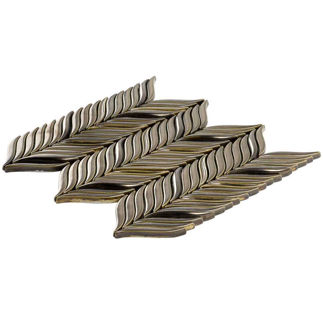 Delphi Alula 1 x 2 Ceramic Novelty Mosaic Tile Ivy Hill Tile - Inhomebuy