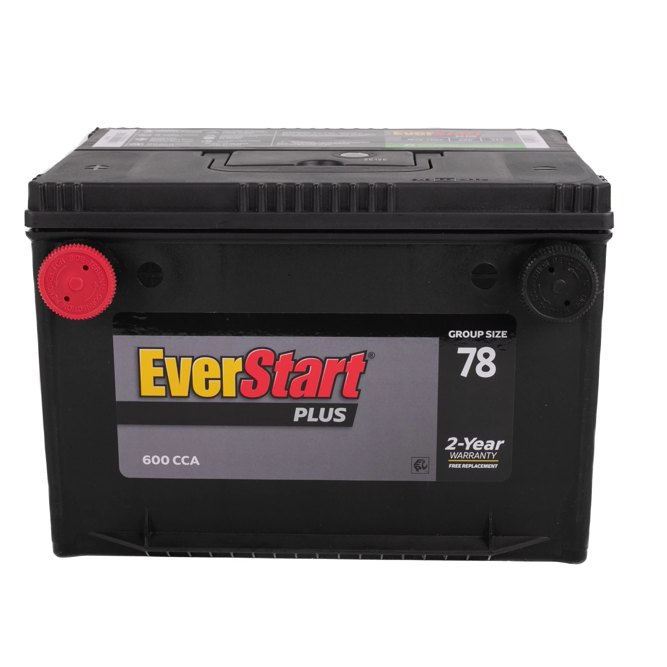 EverStart Plus Lead Acid Group 78 Automotive Battery 12 Volts/600 CCA - Inhomebuy