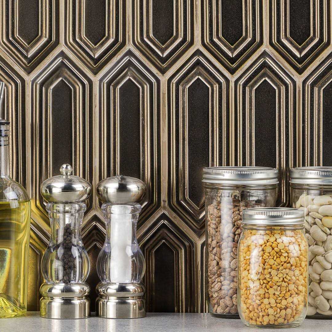 Delphi Hexagon 3 x 9 Straight Edge Ceramic Mosaic Sheet Tile Ivy Hill Tile - Inhomebuy