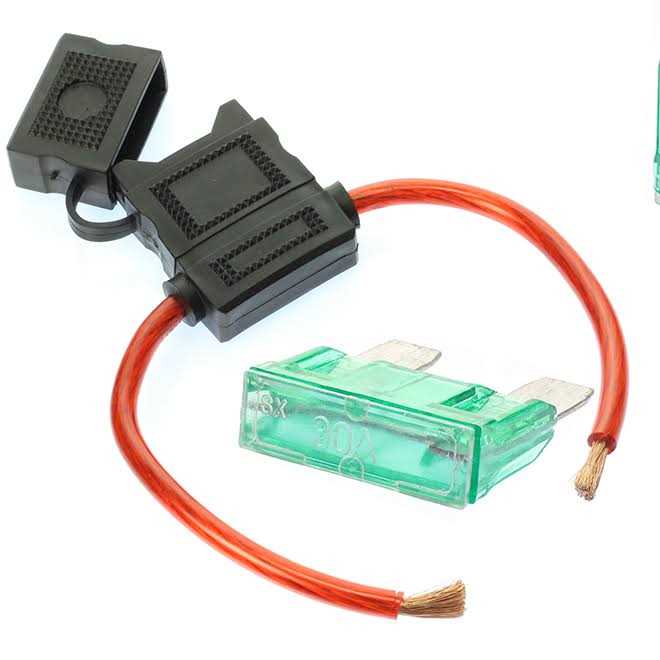 VOODOO 8 Gauge Maxi Inline Fuse Holder Fuseholder with Cover Amp Fuse - Inhomebuy