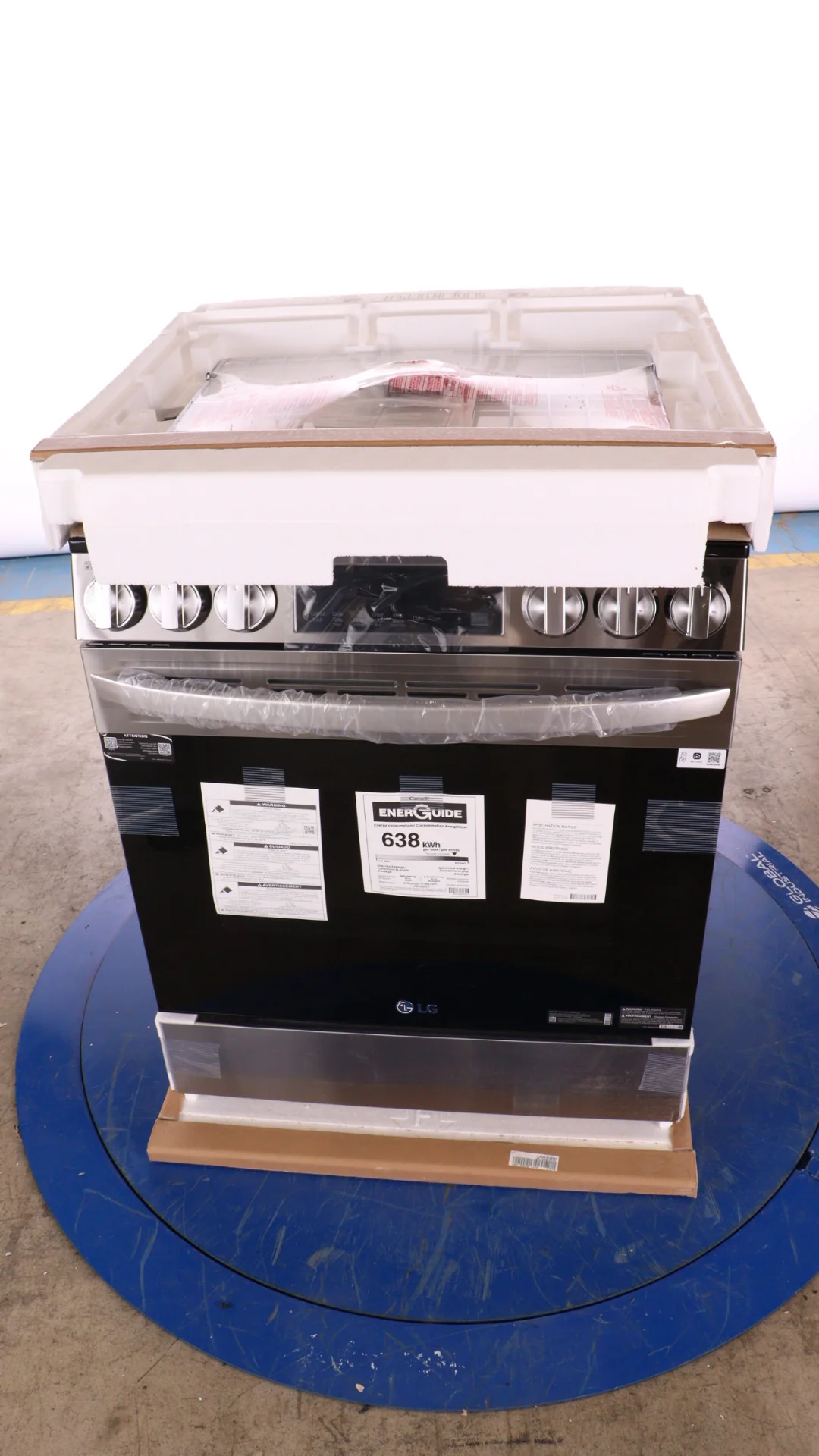 LG 6.3 CU. FT. SMUDGE RESISTANT STAINLESS STEEL SMART WI-FI ENABLED FAN CONVECTION ELECTRIC SLIDE-IN - Inhomebuy