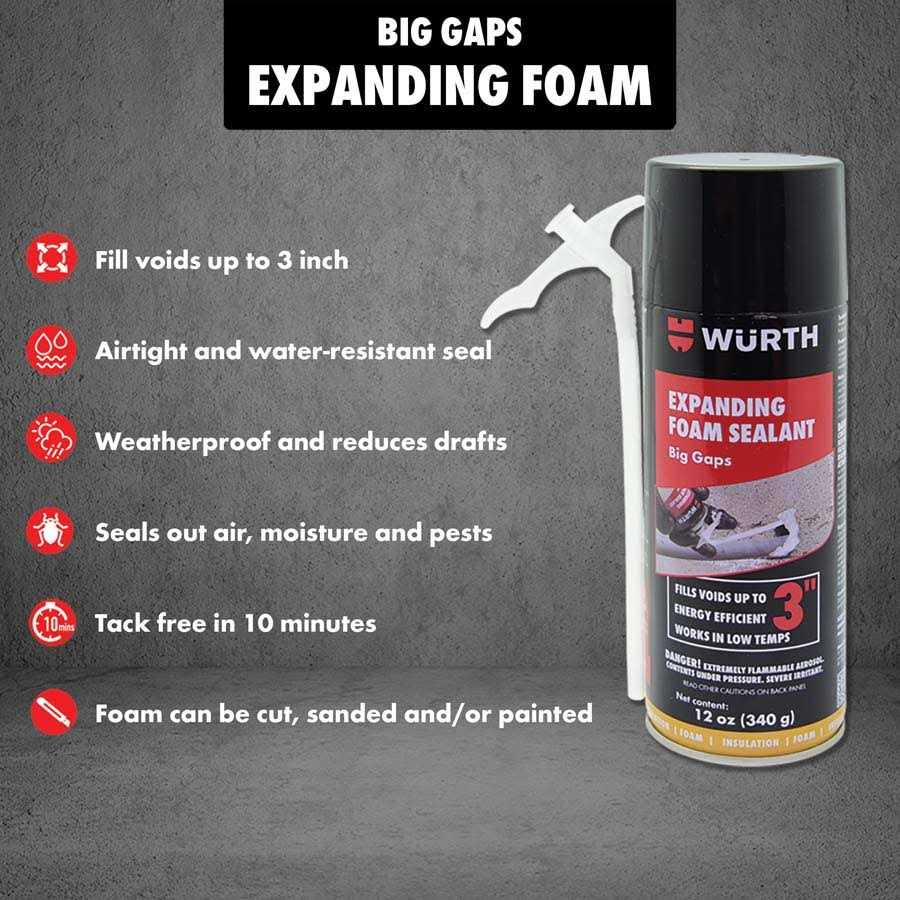 Wurth Expanding Foam Sealant - Inhomebuy