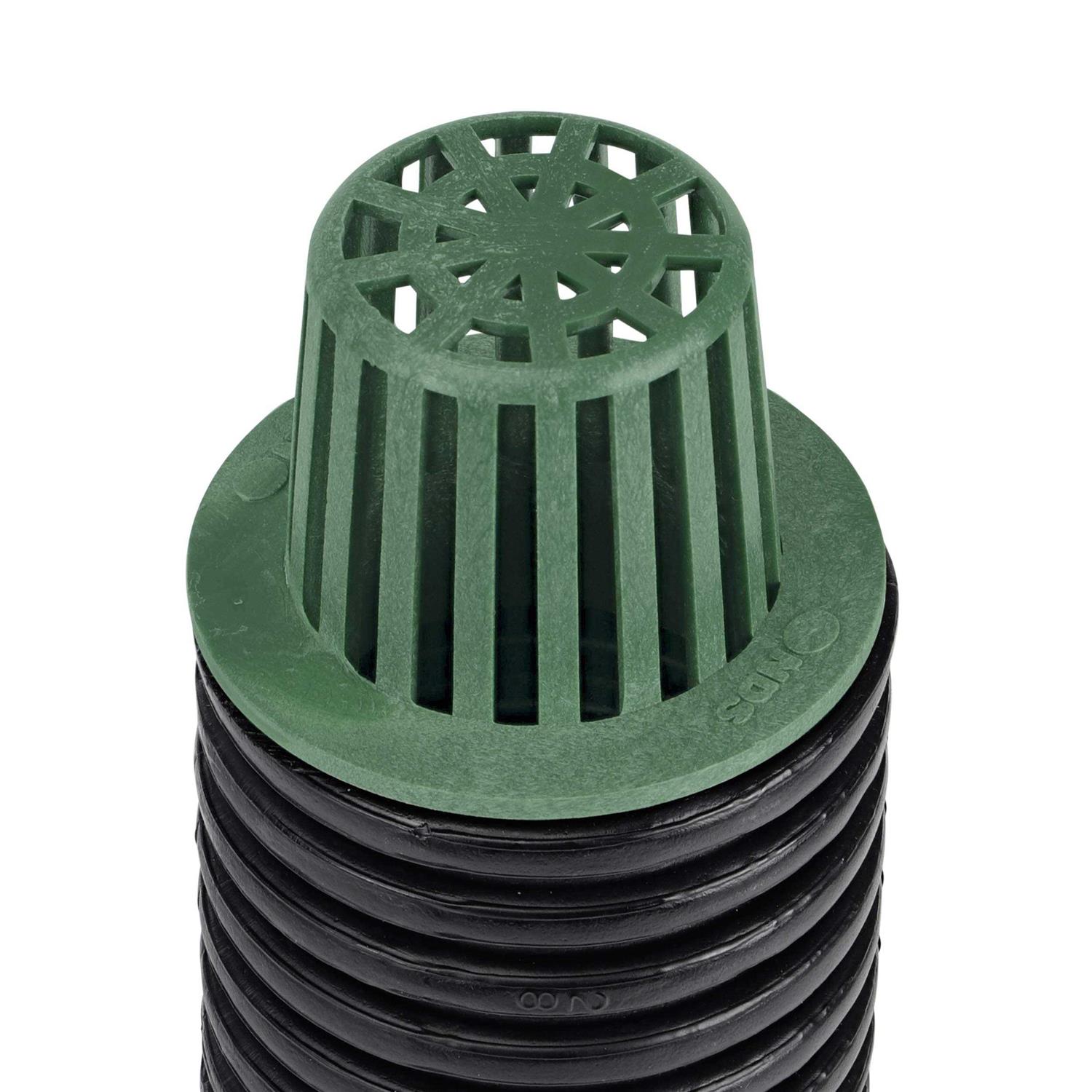 NDS 9P04 PVC Flush Downspout Adapter - Inhomebuy