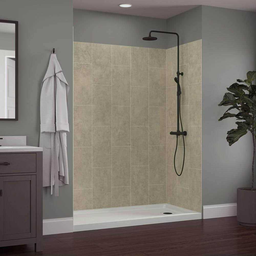 CRAFT + MAIN Jetcoat 42-in x 78 2-Piece Shower Panel Kit - Inhomebuy