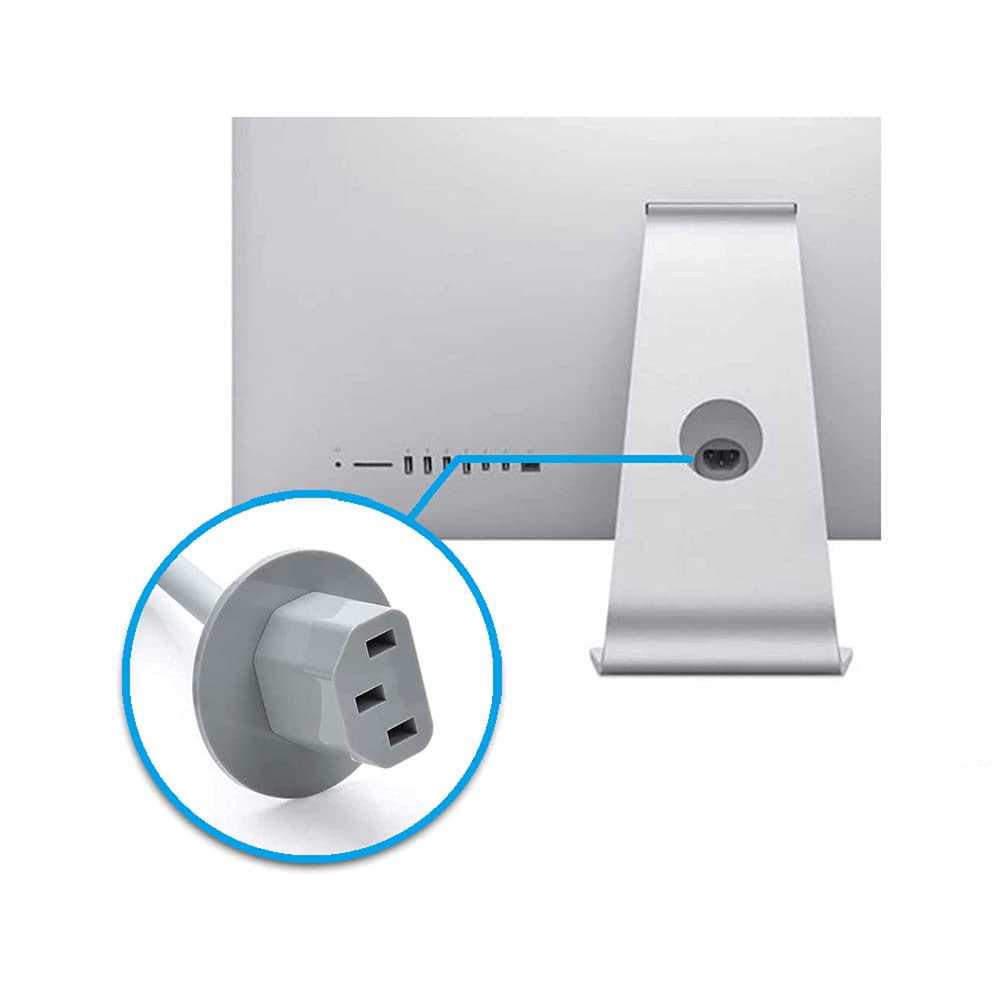 WESAPPINC Replacement Extension Cable for Apple Power Mac G5 iMac 20 21.5 24 27 Power Supply Cord - Inhomebuy