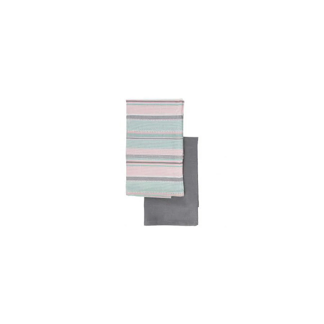 Set Of 2 Tea Towels 45x70 CM Jardin - Inhomebuy