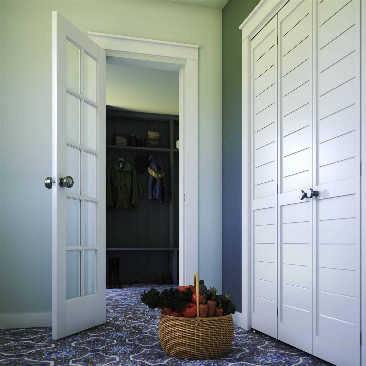 EightDoors 80 x 2 Panel V-Grooved Arch Top Knotty Pine Unfinished Solid Wood Core Door - Inhomebuy