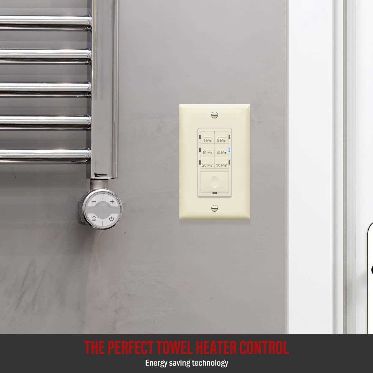 Enerlites Countdown Timer Switch 5-10-30-60 Min Hour For Bathroom Fans - Inhomebuy