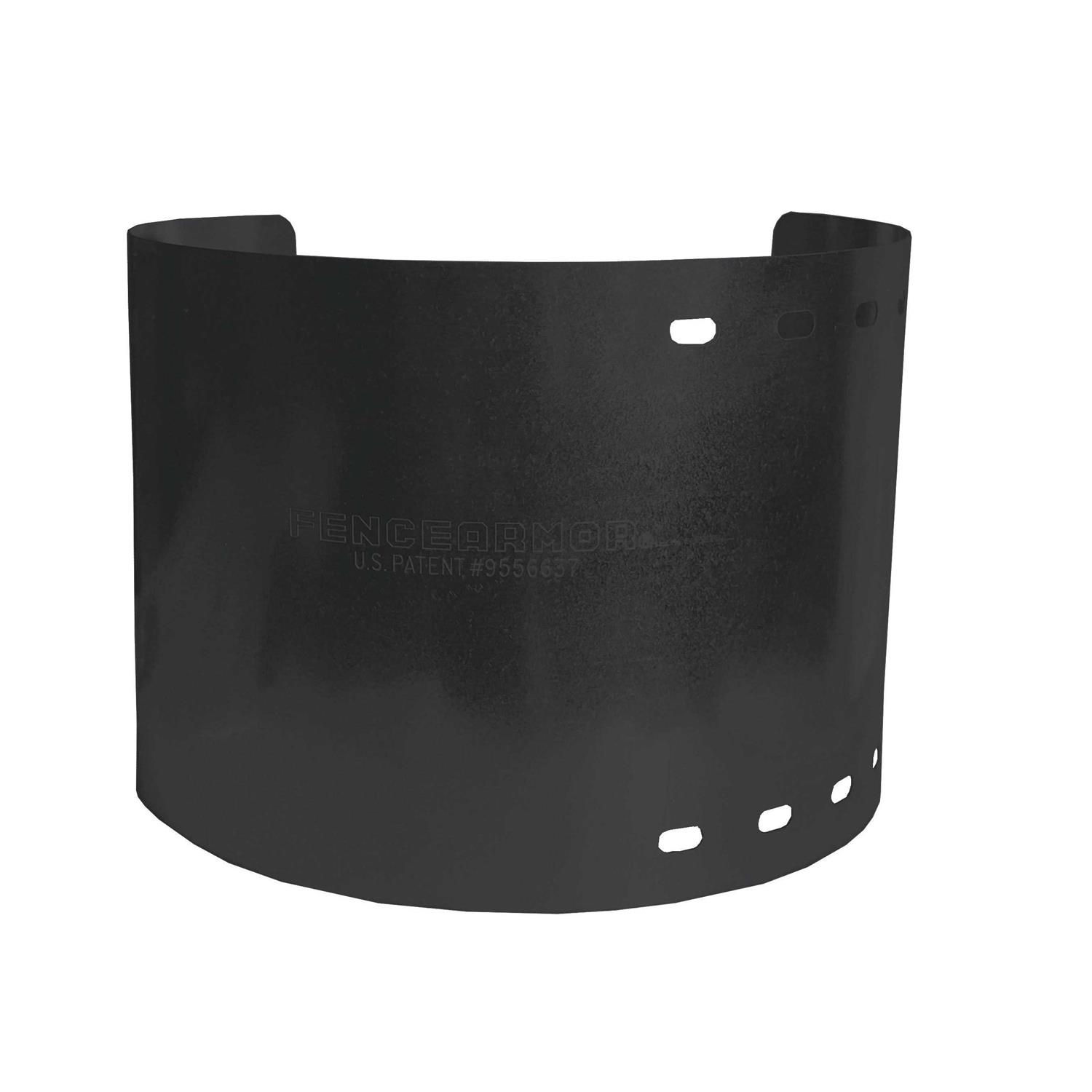 Fence Armor Pro Protection Post Guard Powder Coated Galvanized Steel Post Protector For Fence Post - Inhomebuy