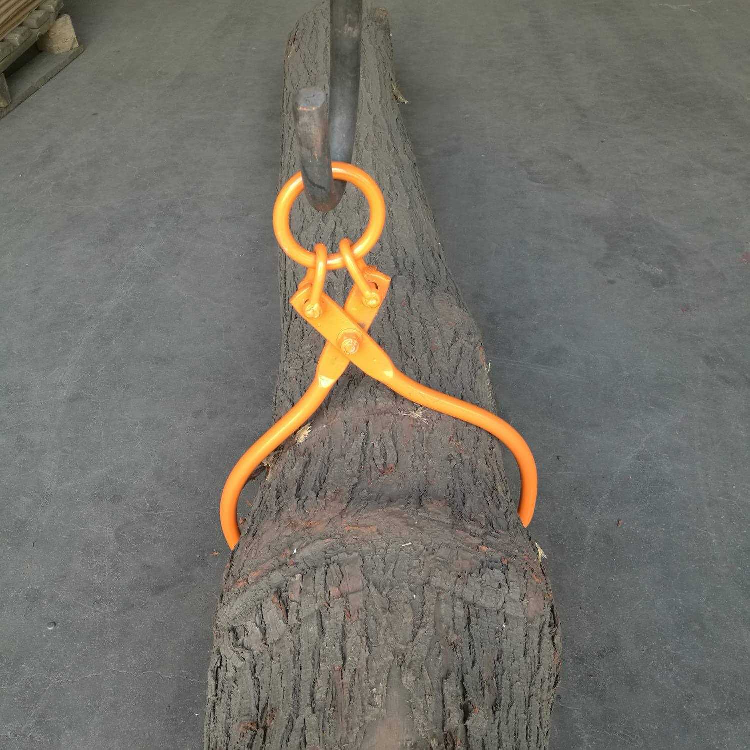 Oaolowf Skidding Tongs Log Lifting/swivel Dragging Steel Tongs Log Lifting - Inhomebuy
