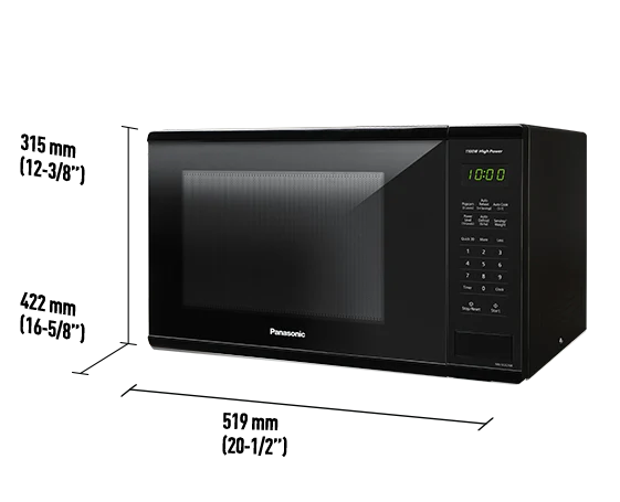 Panasonic Microwave 1.3 cu.ft. 1100W black | NN-SG626B - Inhomebuy