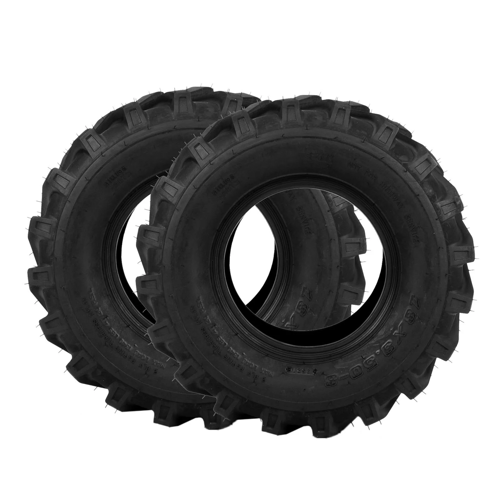 Ktaxon 2 Pack 18x9.50-8 Lawn Mower Turf Tires, Garden Mower Tractor Cart Tires, 2PR Golf Cart Tires, Tubeless - Inhomebuy