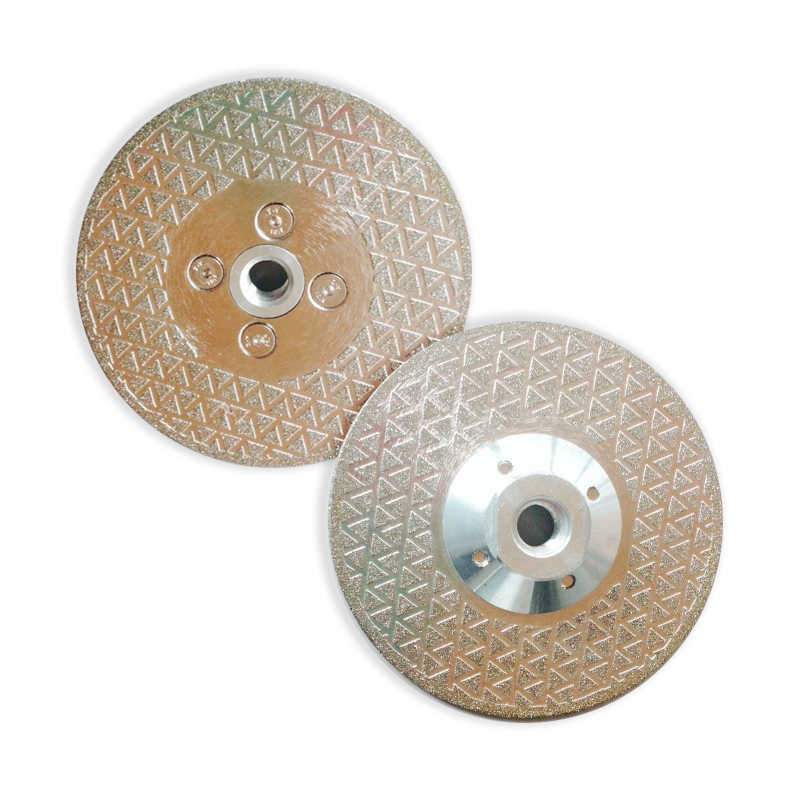 Electroplated Duo Blade with Flange - Inhomebuy