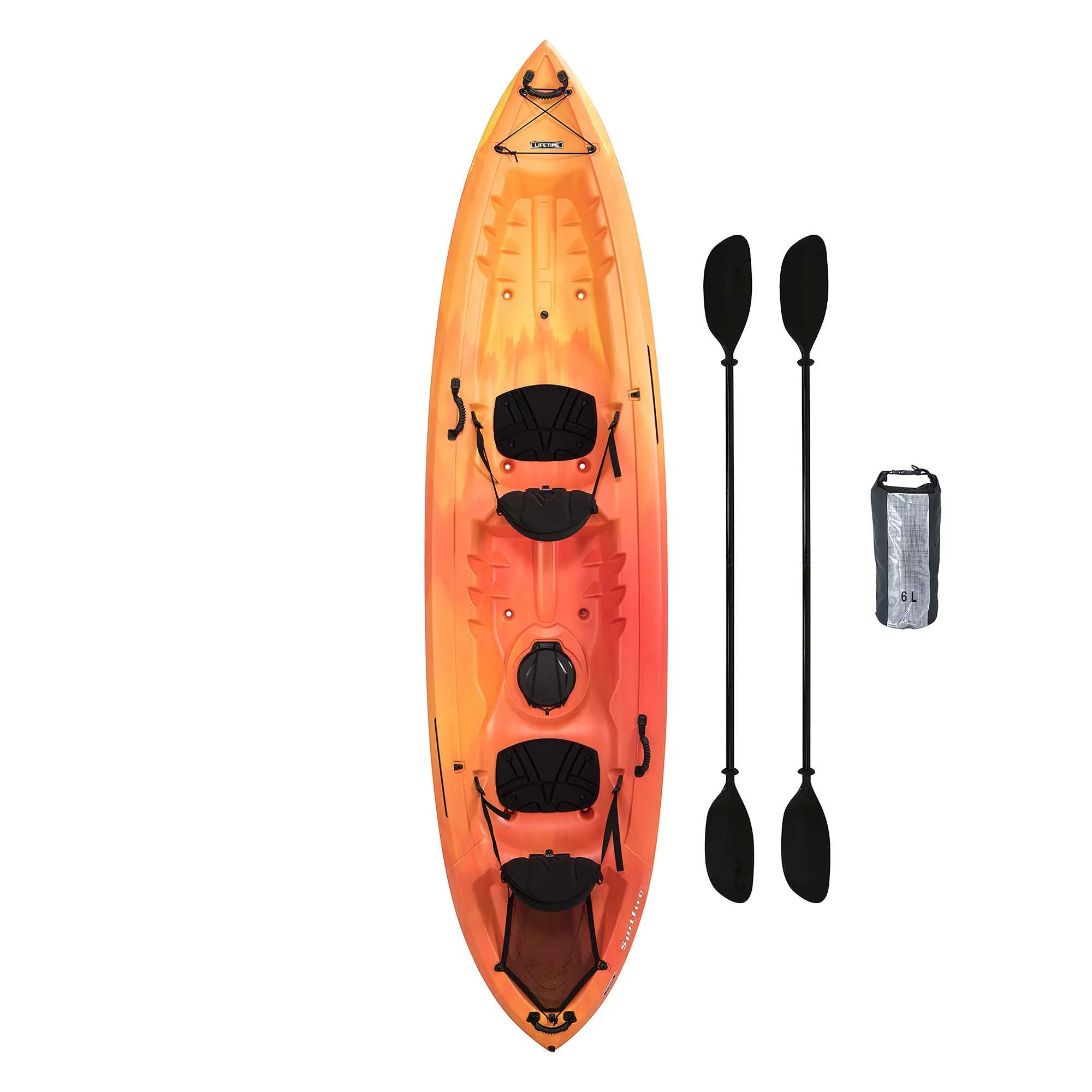 Lifetime Spitfire 12T Tandem Kayak, Lime Green - 90476 - Inhomebuy