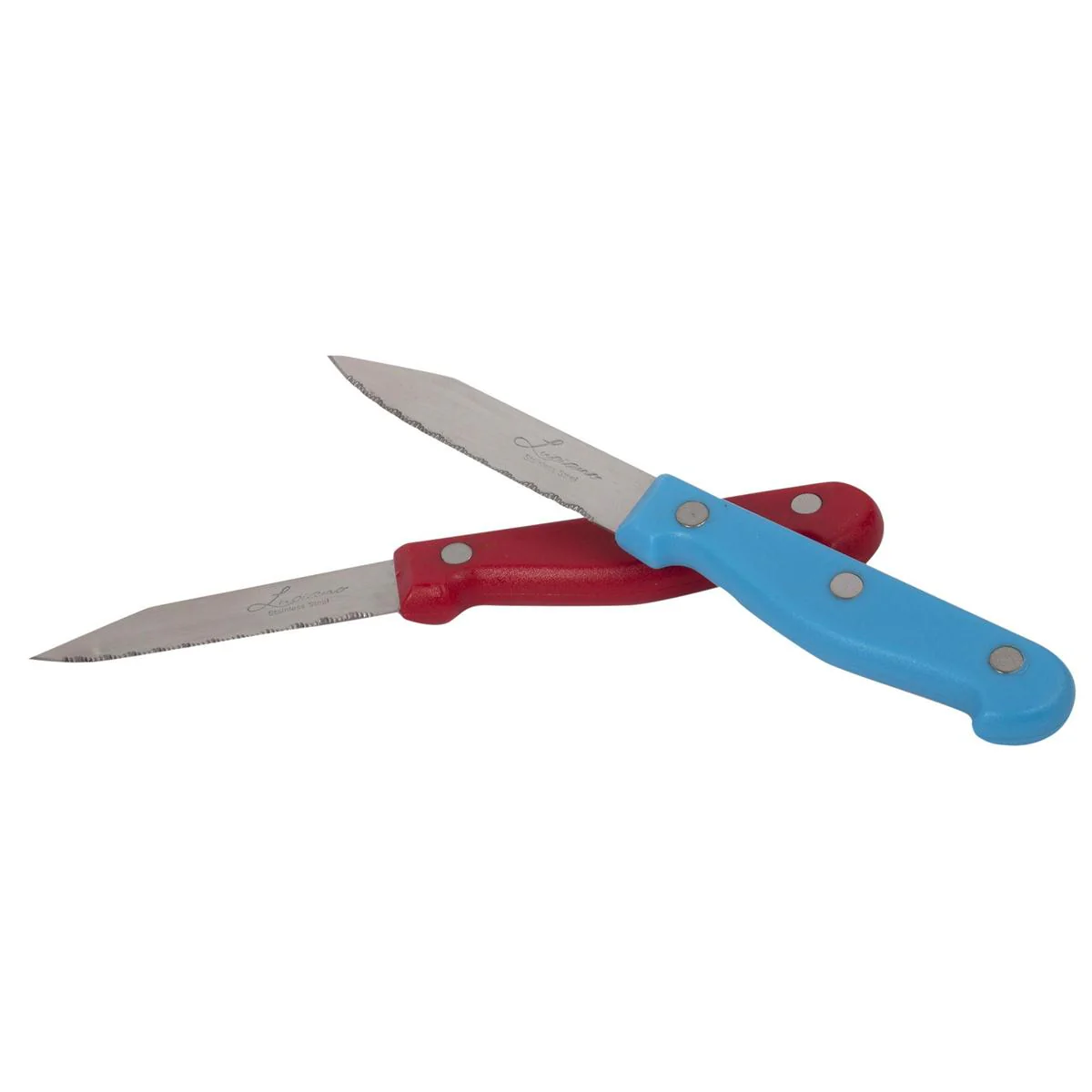 Luciano 2-pc S/S Paring Knife w/ Col. Handle, Blade 0.8mm | 80789 - Inhomebuy