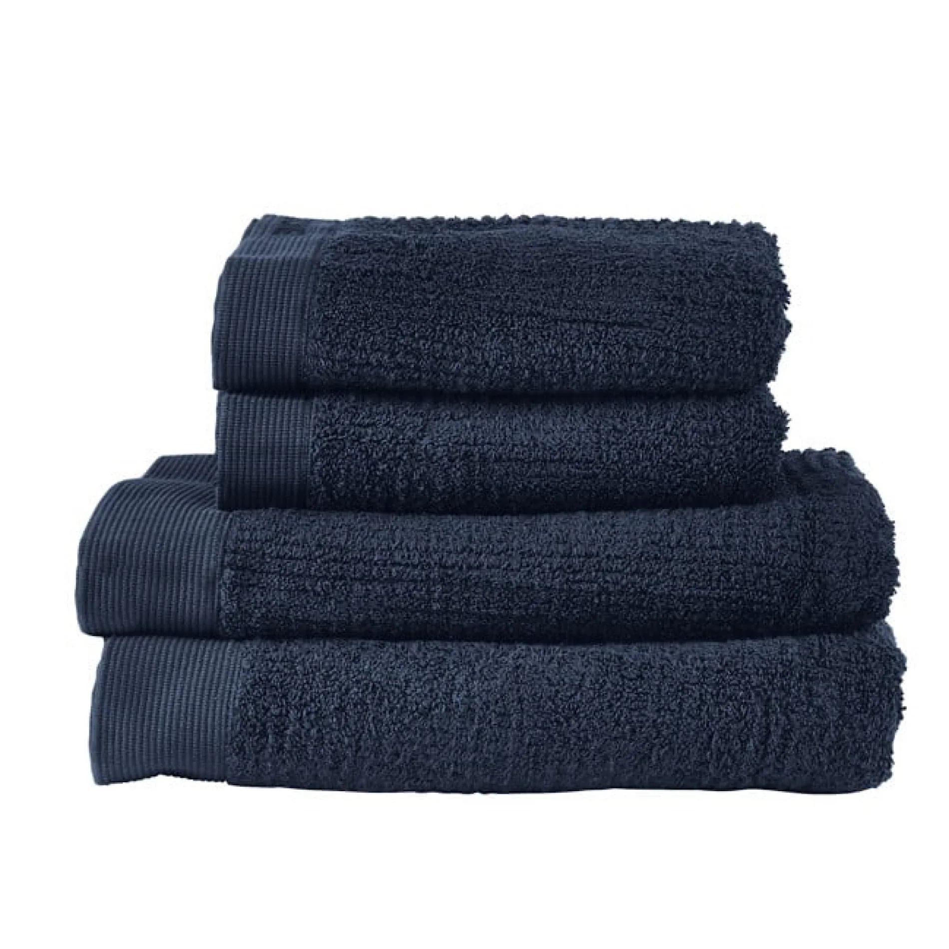 Giftbox Towels Classic 4pcs Dark Blue - Inhomebuy