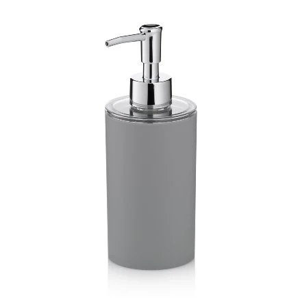 Liquid Soap Dispenser Gray ABS Plastic Light Grey - Inhomebuy