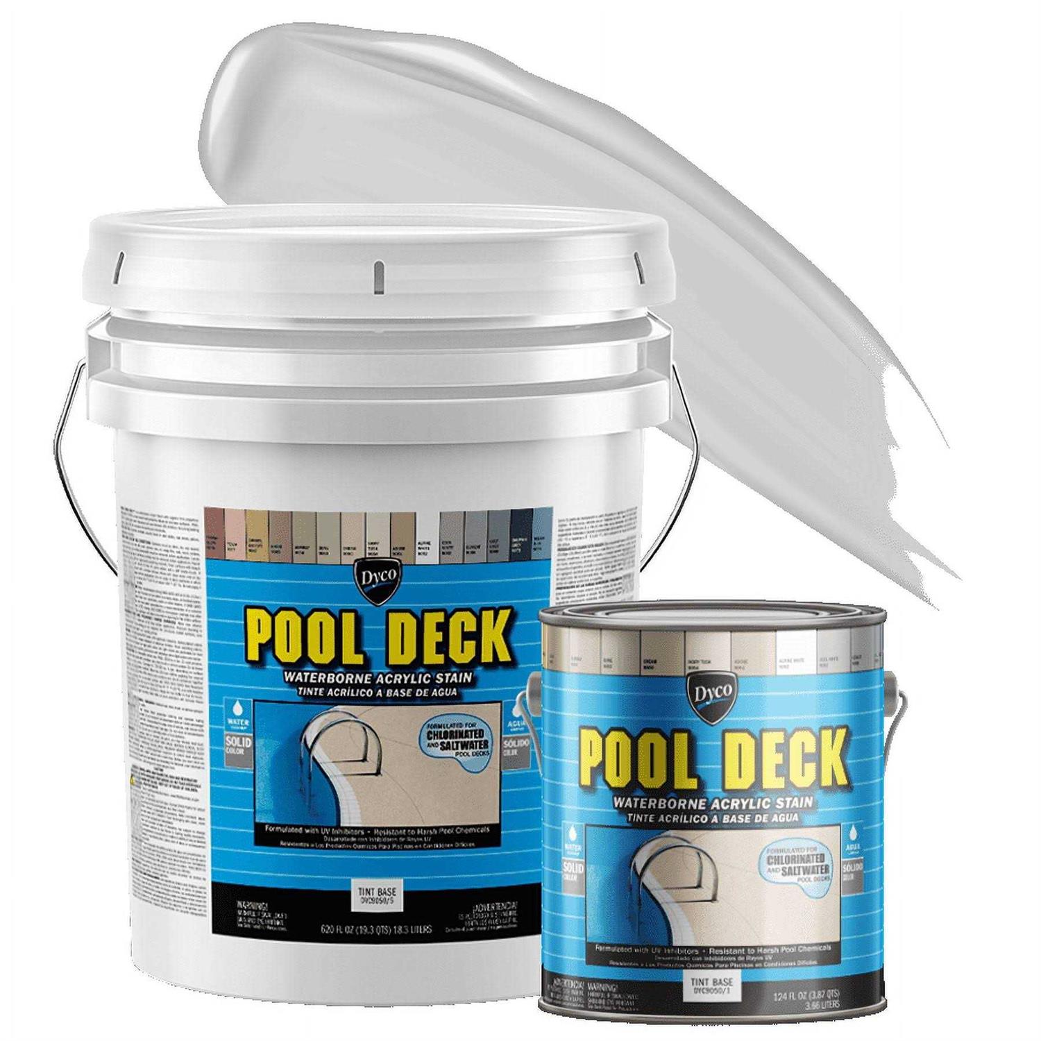 Dyco Paints Pool Deck Low Sheen Waterborne Acrylic Stain - Inhomebuy