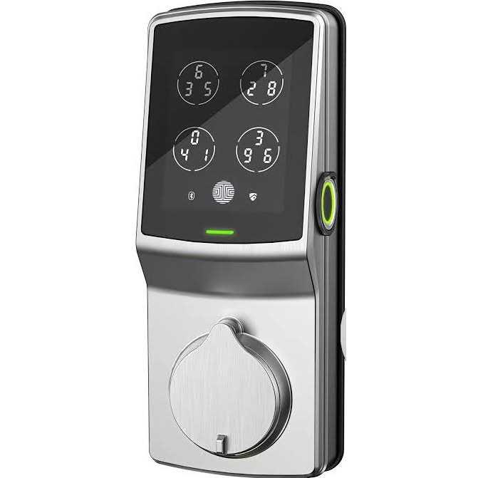 Lockly 7S Deadbolt Edition Satin Nickel Smart Lock - Inhomebuy