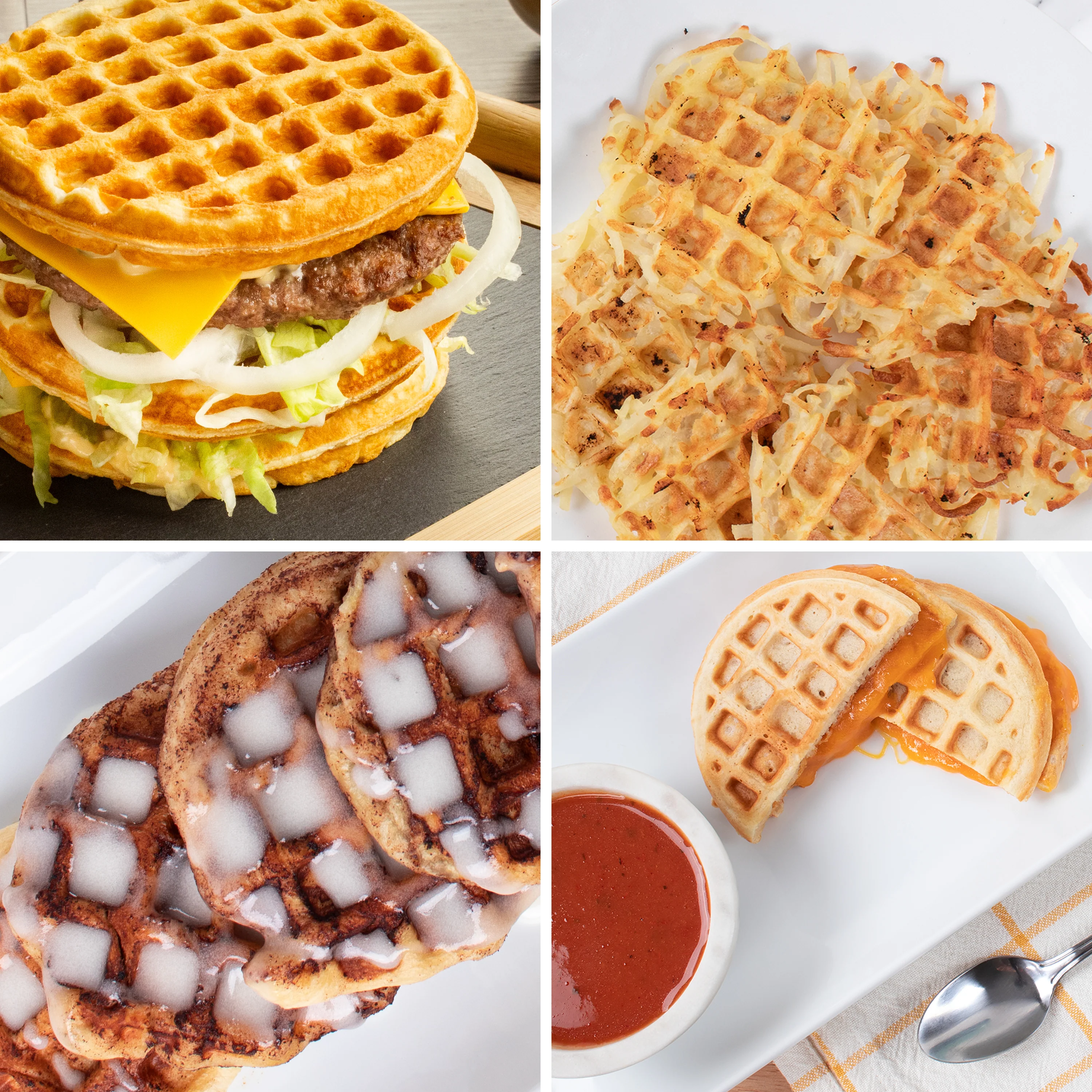 MyMini�?Personal Electric Waffle Maker, White - Inhomebuy